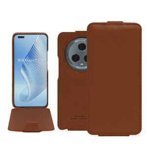 Noreve Housse cuir Honor Magic5 Pro Évolution Marron PU