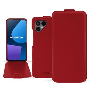 Noreve Housse cuir Fairphone 5 Évolution Rouge PU