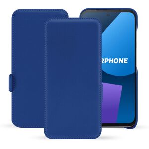 Noreve Housse cuir Fairphone 5 Évolution Bleu Océan PU