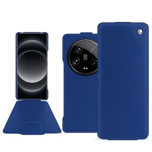 Noreve Housse cuir Xiaomi 14 Ultra Perpétuelle Bleu océan
