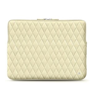 Noreve Housse cuir pour Macbook Pro 15' Ambition Couture Ivoire - Couture