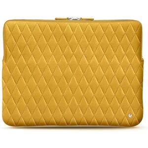 Noreve Housse cuir pour Macbook Pro 15' Tentation Tropézienne Couture Jaune soulèu - Couture