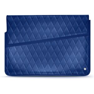 Noreve Housse cuir pour ordinateur portable 15' Perpétuelle Couture Bleu océan - Couture