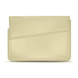 Noreve Housse cuir pour ordinateur portable 15' Évolution Beige PU