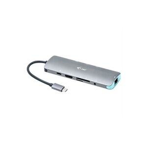 i-tec USB-C Metal Nano Docking Station 4K HDMI LAN + Power Delivery - Station d'accueil - USB-C 3.1 - HDMI - 1GbE - Publicité