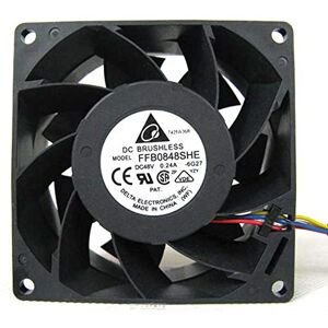 N / A Cooling Fan Delta FFB0848SHE,Server Cooler Fan Delta FFB0848SHE DC 48V 0.24A, Inverter Cooling Fan for 80x80x38mm 4-Pin - Publicité