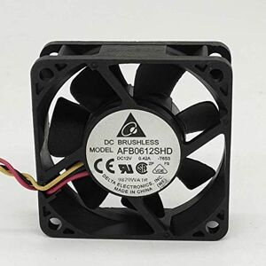 N+A Cooling Fan for Delta 6020 AFB0612SHD DC12V 0.42A, Inverter Fan AFB0612SHD DC12V 0.42A 60x60x20MM 3wire - Publicité