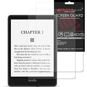 TECHGEAR Étui Compatible avec  Kindle Paperwhite 6 pouces housse  [Style Livre] Kindle eReader Étui [INCLUS UN ÉCRAN PROTECTEUR GRATUIT] Tout