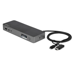 StarTech.com Dock Universel USB-C & USB-A - Station d'Accueil Hybride à Double Écran 4K 60Hz HDMI & Displayport - Hub USB 3.1 Gen 1 - GbE - 60W Pow...