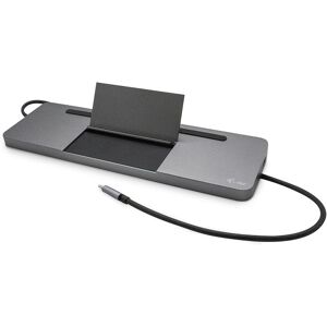 i-tec Metal USB-C Ergonomic 4K 3x Display Docking Station + Power Delivery 85 W