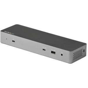 StarTech.com Dock Thunderbolt 3 Compatible Hôte USB-C - Écrans Double 4K 60Hz DisplayPort 1.4 ou Double HDMI - Simple 8K - Station d'Acceuil TB3/US...