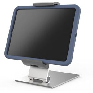 Durable 893723 Tablette Support de tablette pour plateaux avec manchon 7-13 pouces, pivotant à 360°, argent/anthracite Argent - Publicité