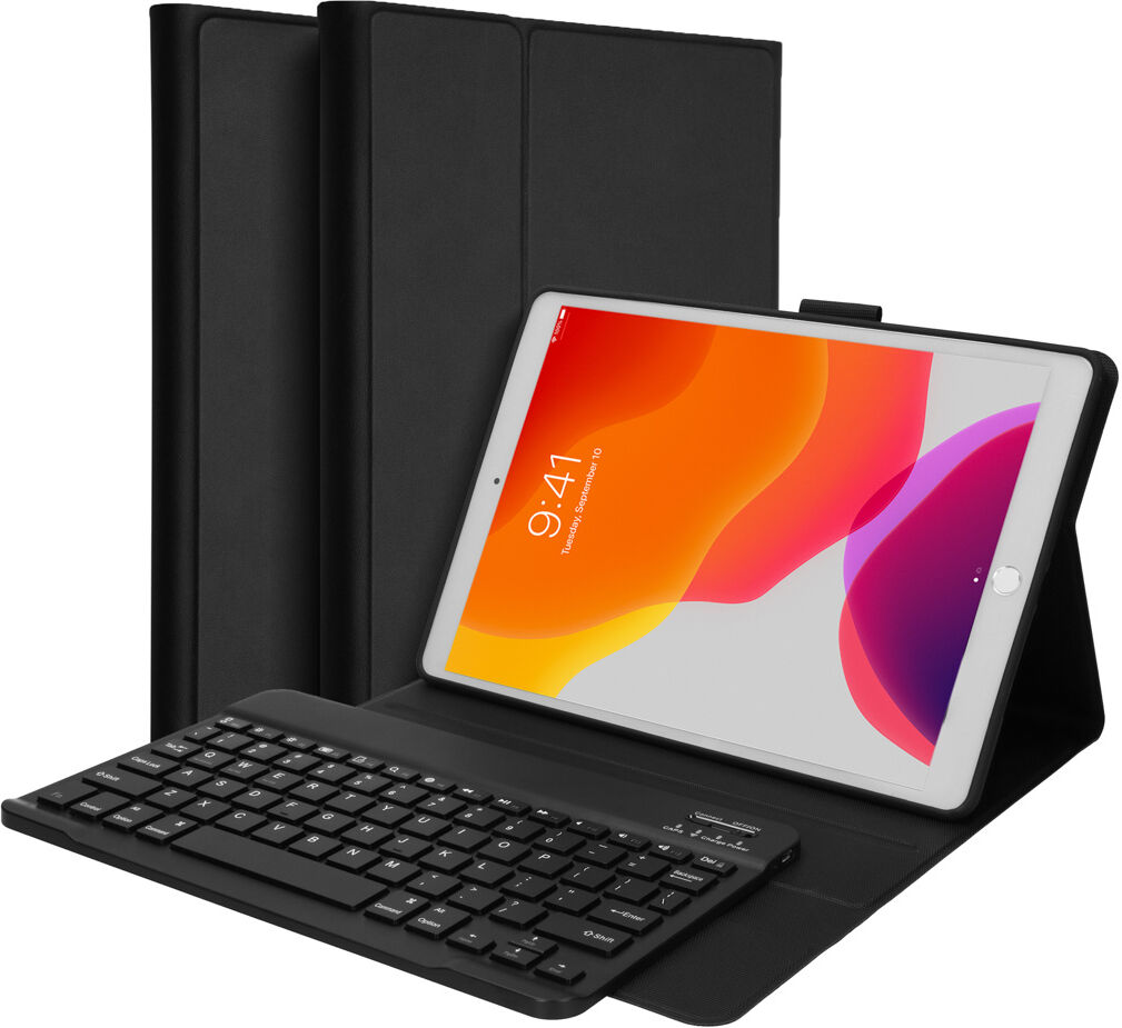 Accezz Étui de tablette portefeuille Bluetooth Keyboard pour l'iPad 10.2 (2019 / 2020)