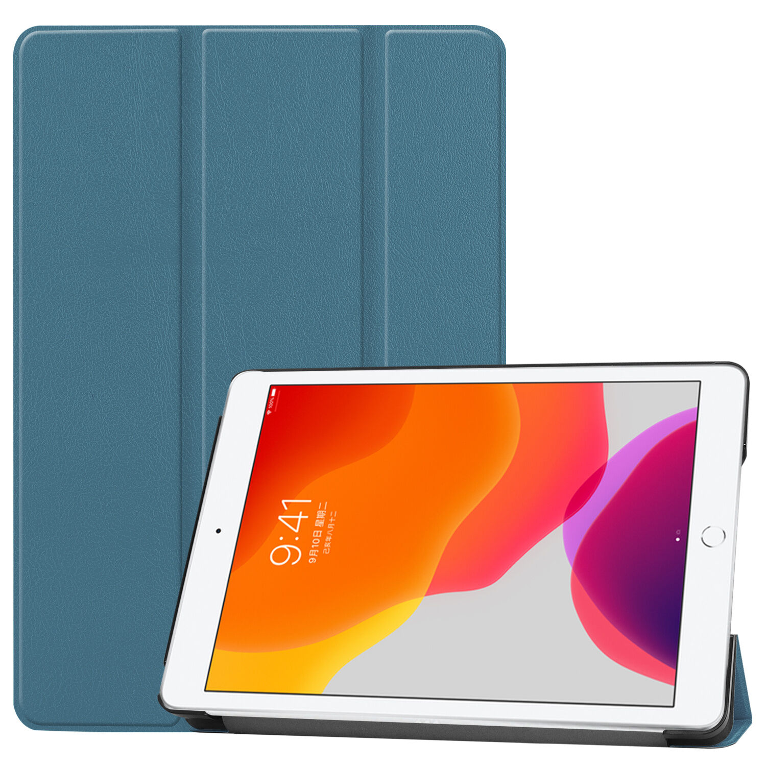 iMoshion Étui de tablette portefeuille Trifold pour l'iPad 10.2 (2019 / 2020) - Vert