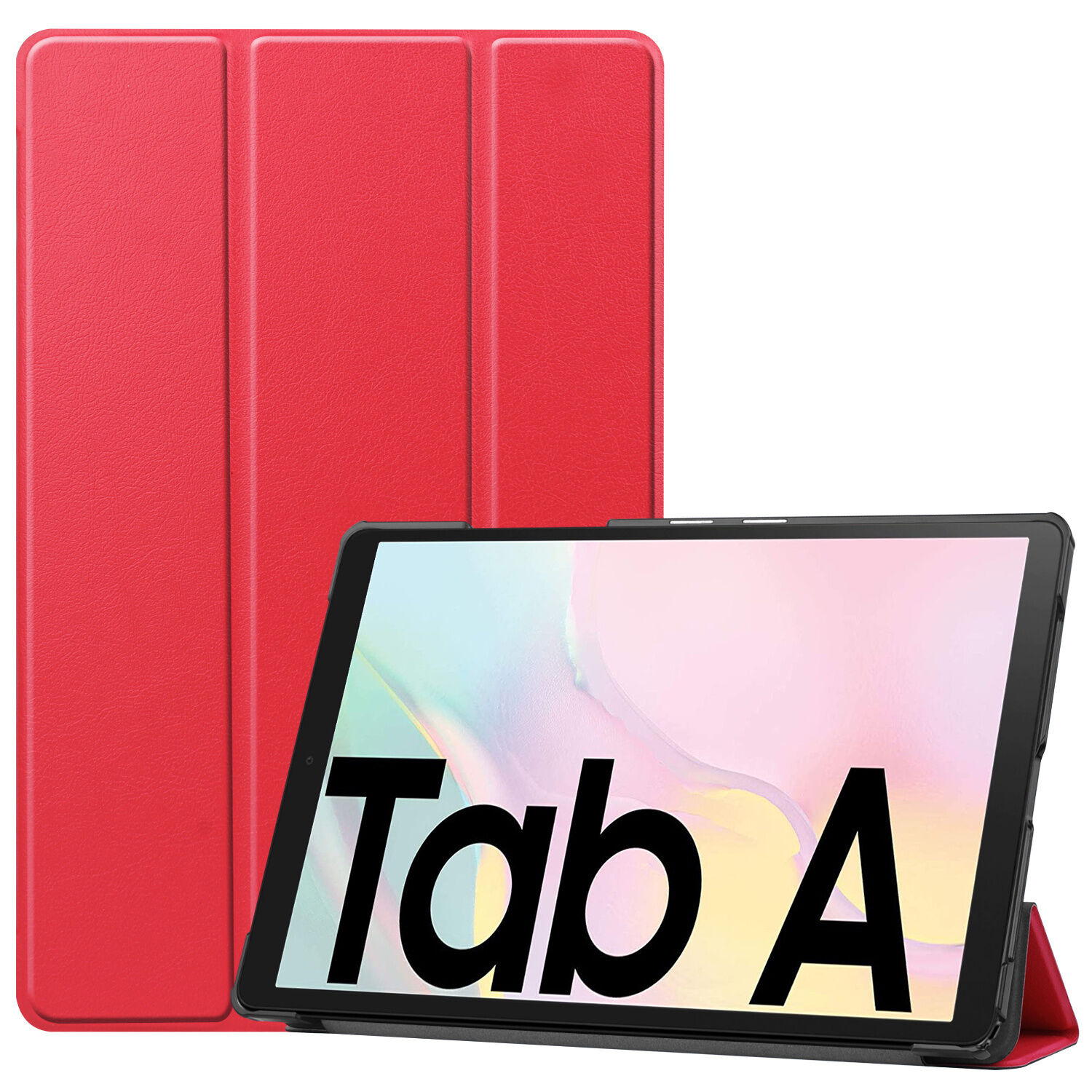 iMoshion Étui de tablette portefeuille Trifold pour le Samsung Galaxy Tab A7 - Rouge