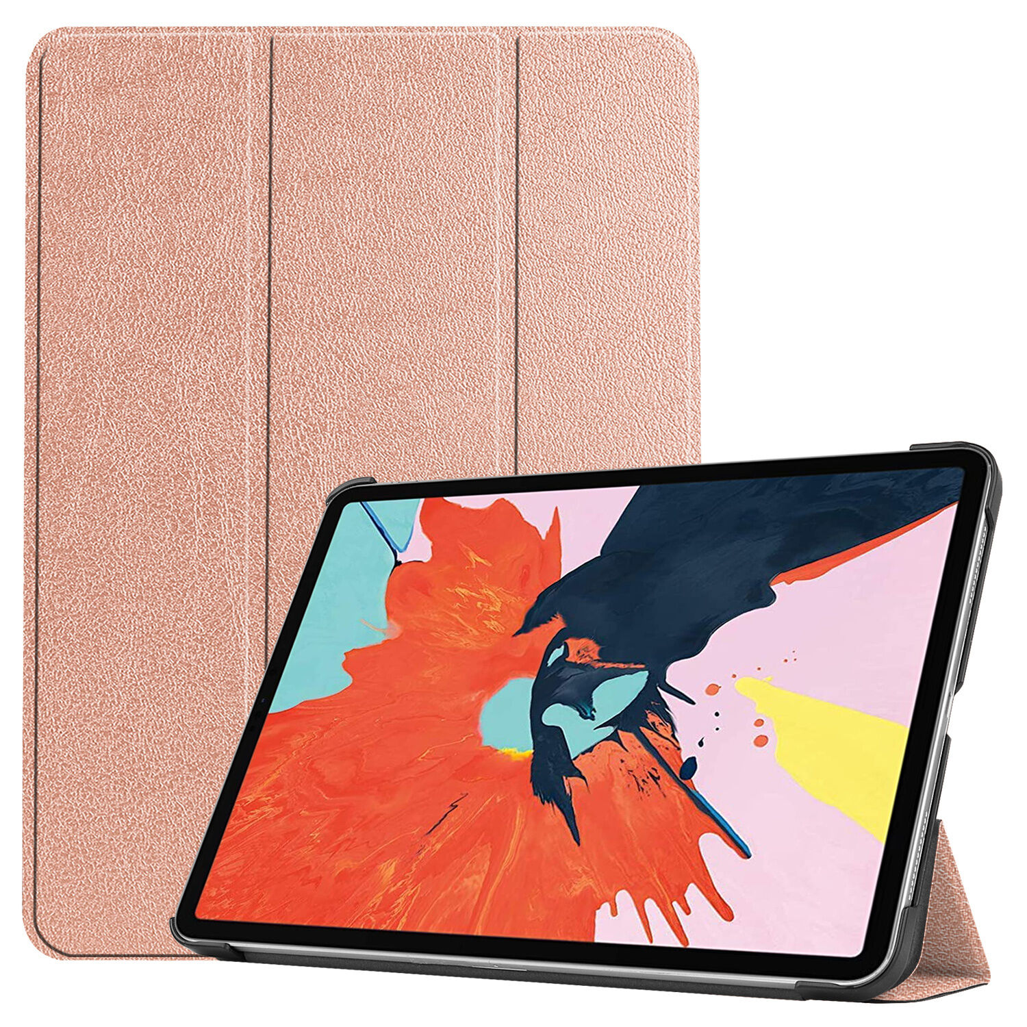 iMoshion Étui de tablette portefeuille Trifold pour l'iPad Air (2020) - Rose Champagne