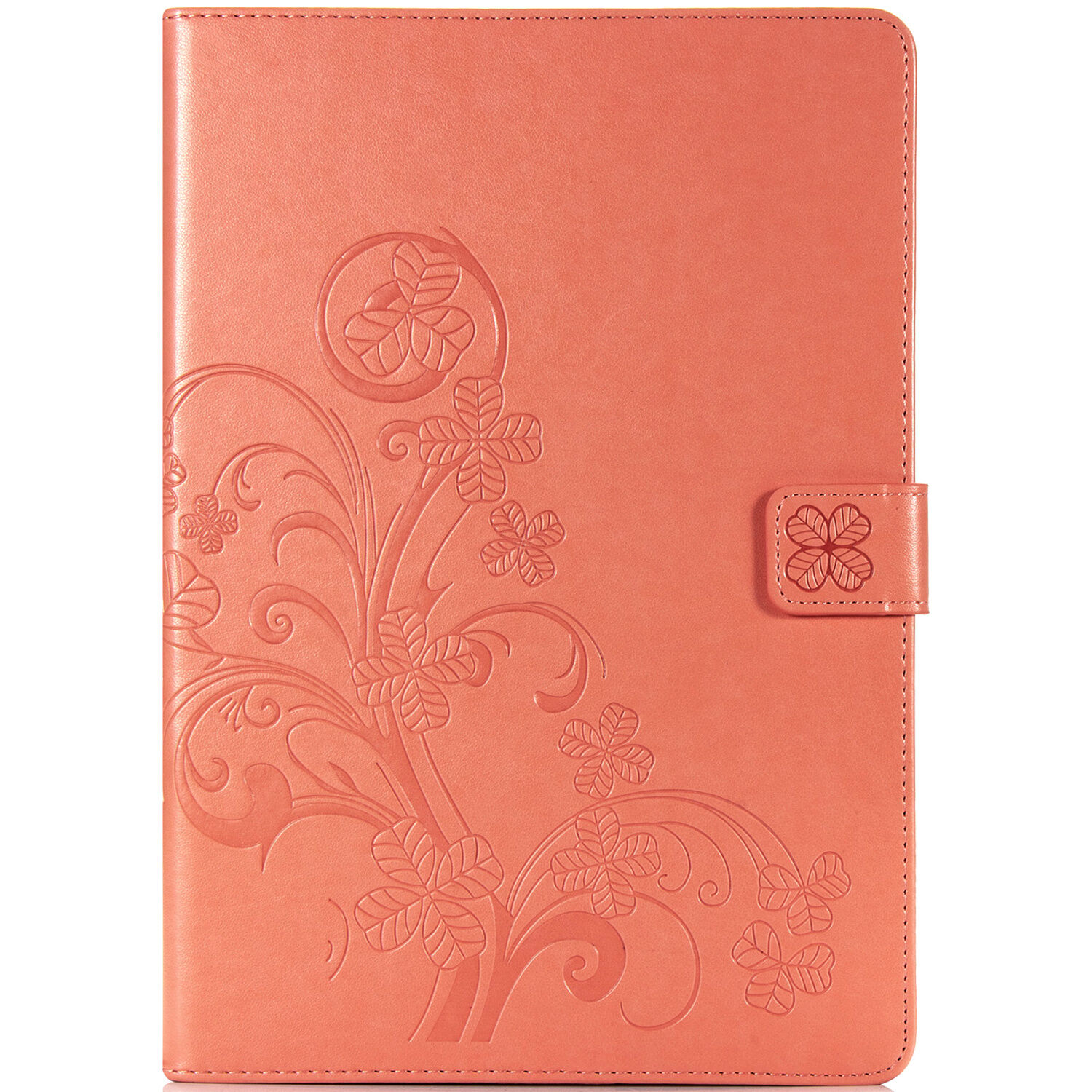 Coquedetelephone.fr Coque Fleurs de Trèfle pour l'iPad 10.2 (2019 / 2020) - Orange