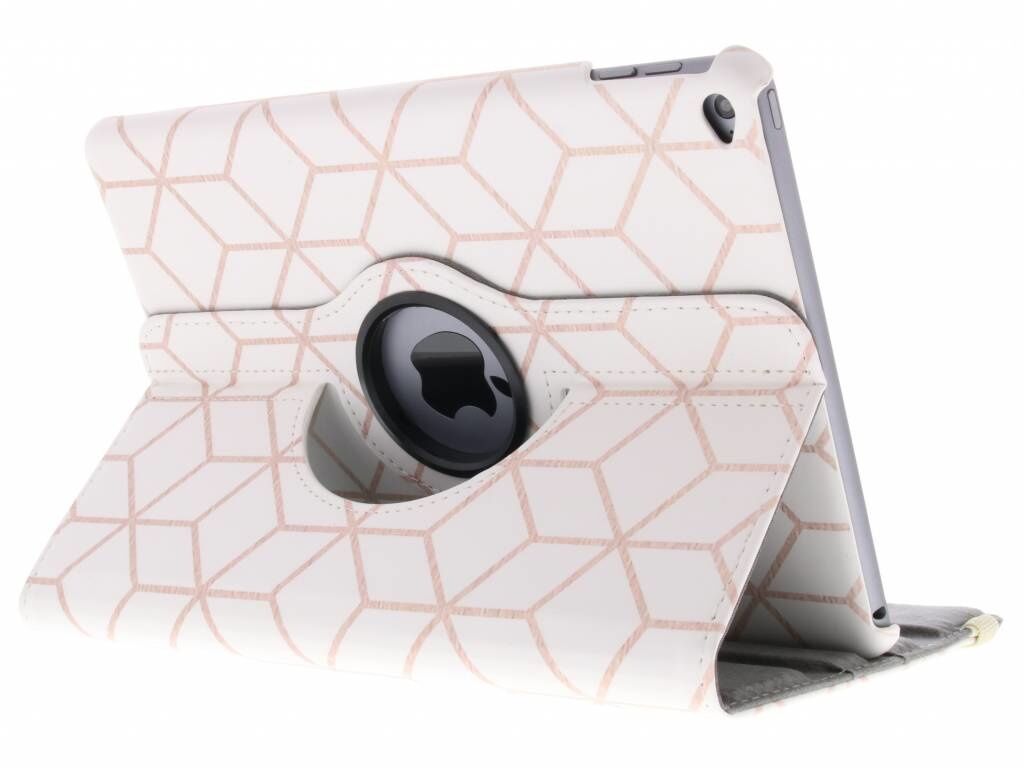 Coquedetelephone.fr Étui de tablette Design rotatif à 360° pour l'iPad Air 2 - Cubes Rose Gold