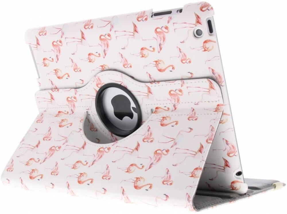 Coquedetelephone.fr Étui de tablette Design rotatif à 360° pour l'iPad 2 / 3 / 4 - Flamingo