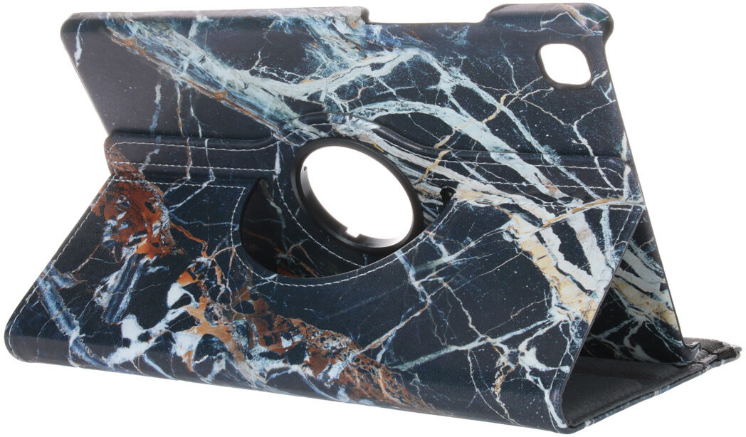 Coquedetelephone.fr Étui de tablette Design rotatif à 360° pour le Samsung Galaxy Tab A7 - Black Marble