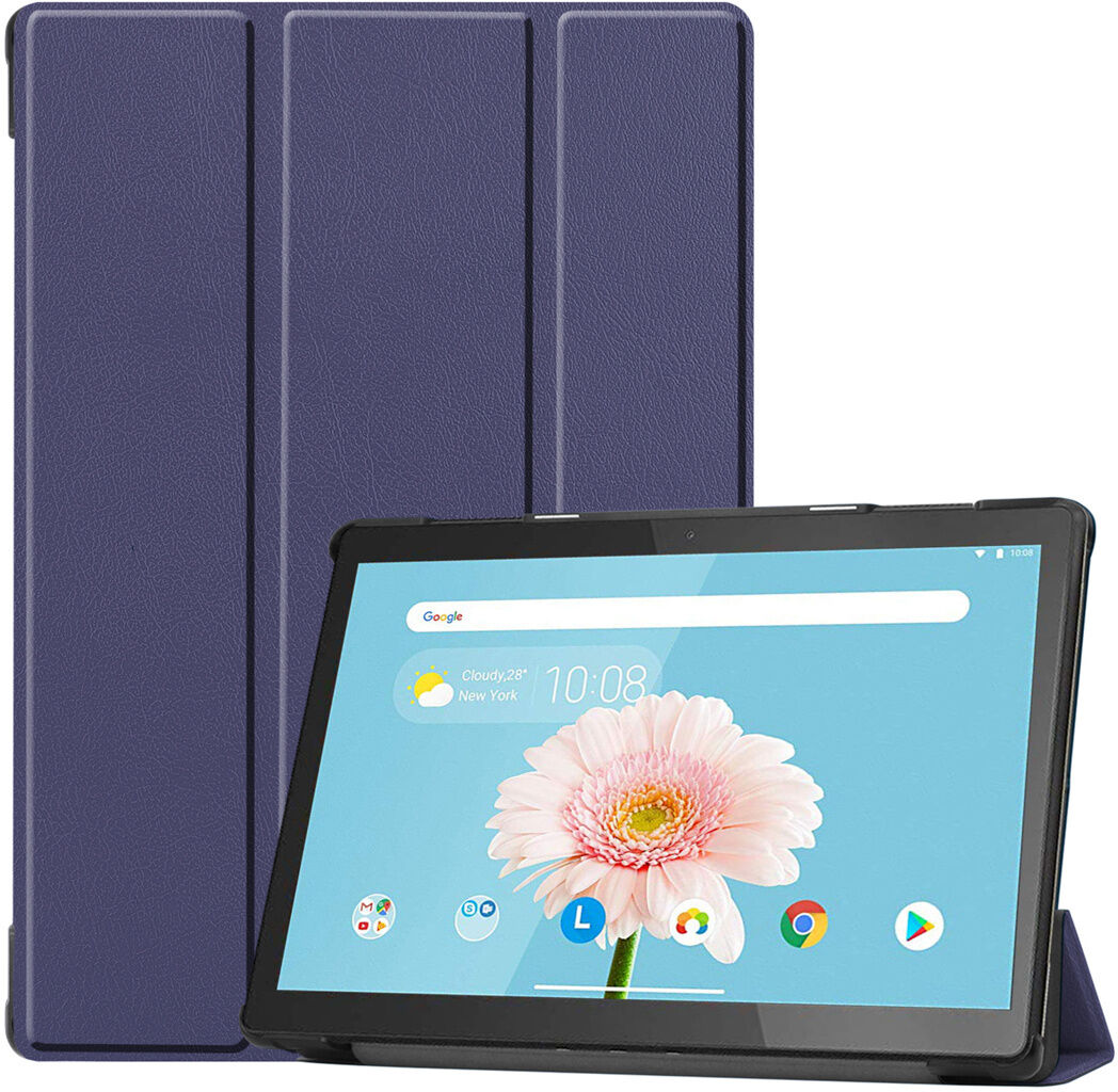 iMoshion Étui de tablette Trifold pour le Lenovo Tab M10 - Bleu foncé