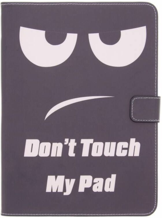 Coquedetelephone.fr Étui à rabat silicone design pour le Samsung Galaxy Tab 4 10.1 - Don't Touch