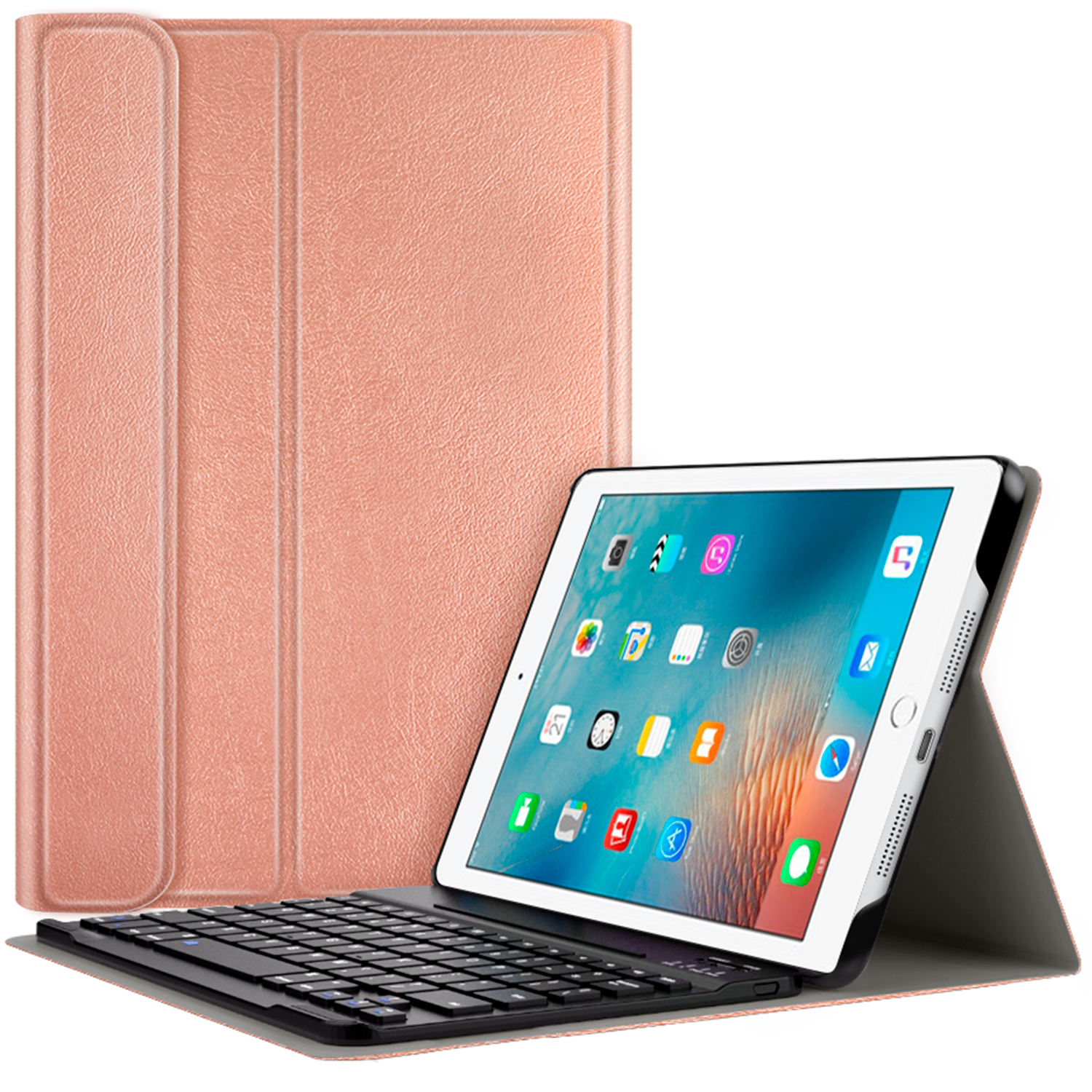 Coquedetelephone.fr Étui de tablette Keyboard pour l'iPad 2 / 3 / 4 - Rose Champagne
