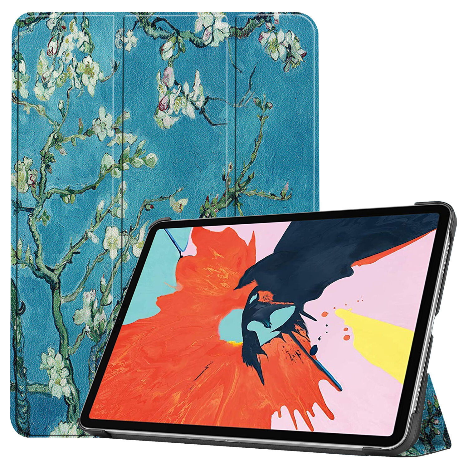 iMoshion Étui à rabat Design Trifold pour l'iPad Air (2020) - Green Plant