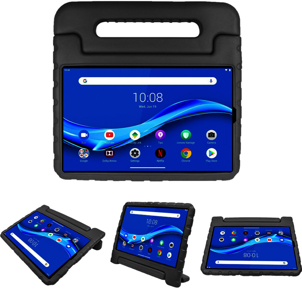 iMoshion Coque kidsproof avec poignée pour le Lenovo Tab M10 Plus - Noir