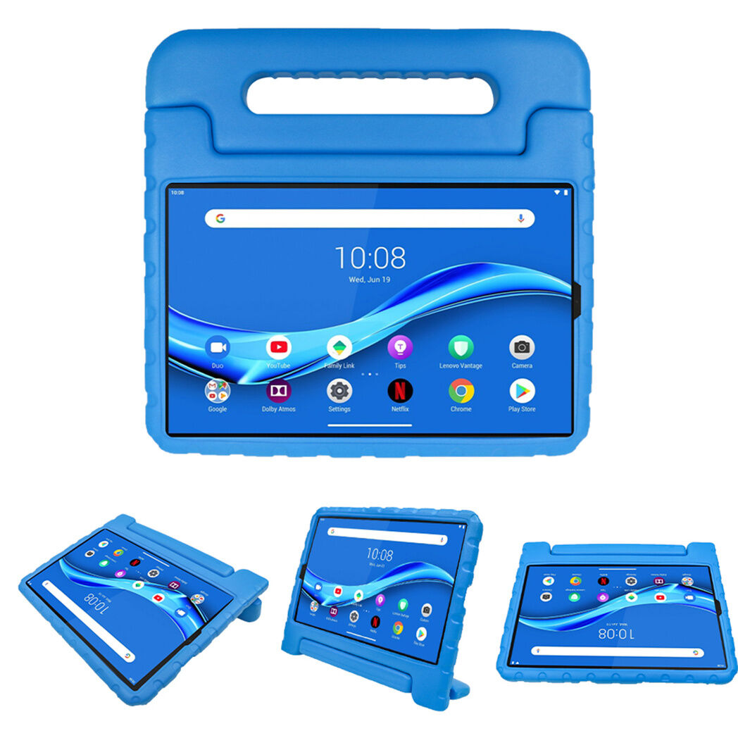 iMoshion Coque kidsproof avec poignée pour le Lenovo Tab M10 Plus - Bleu