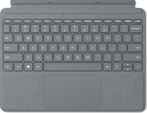 Microsoft Surface Go Type Cover   Platin   DE