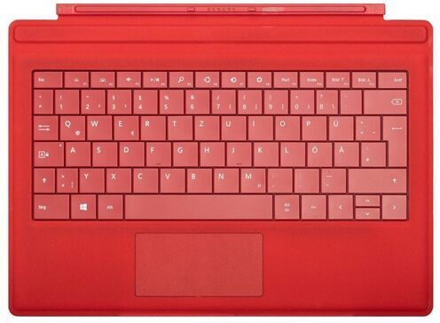 Microsoft Surface Pro Type Cover   rosso   DE