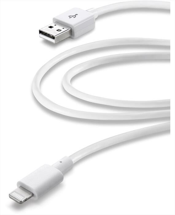 Cellular Line Usbdatamfiiph3mw Lightning Cavo Usb Extra Lungo 3m-bianco