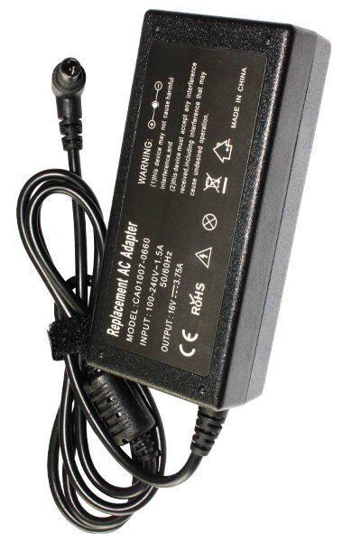 Sony VAIO VGN-TT23/B 60W AC adapter / lader (16V, 3.75A)