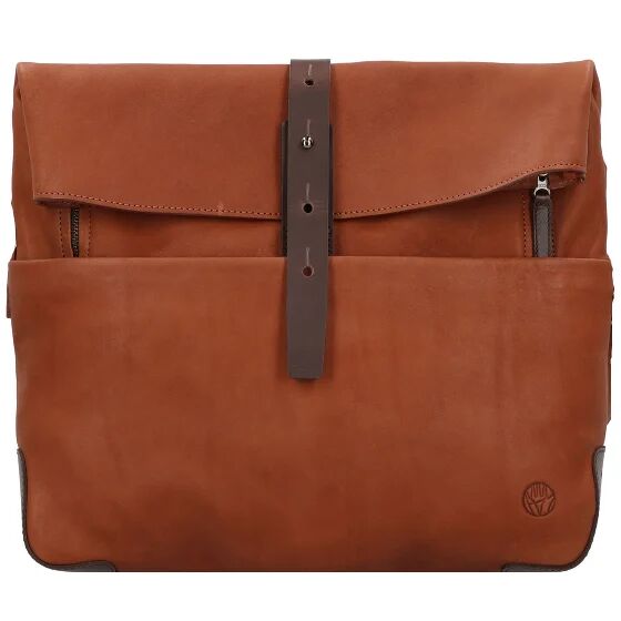 Harold's Mount Ivy Torba messenger skórzana 40 cm przegroda na laptopa cognac  - brąz - Mężczyźni,Damy,Unisex - Dorośli