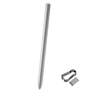 Mingxiong Galaxy Tab S7 FE S Pen Replacement for Samsung Galaxy Tab S7 FE Stylus Pen SM-T730, SM-T733, SM-T736B TJ-780 + Free Tips/Nibs, Mystic Silver