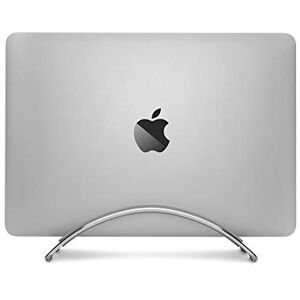 Twelve South BookArc for MacBook Space-saving vertical stand to organize work & home office for Apple MacBooks, *Now compatible with M1 MacBooks* (silver)