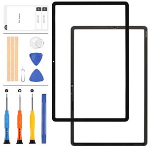 ARSSLY For Samsung T730 Screen Replacement For Samsung Galaxy Tab S7 FE Outer Glass Screen SM-T730 T736 T733 Front Screen Panel Lens Repair Parts Kit with Tool (Touch Digitizer & LCD Not Include)