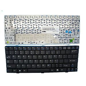 RTDpart Laptop Keyboard For MSI U100 U140 U90 U90P U90R U90W U90X V022322BS1 UI V022322BS2 United States US