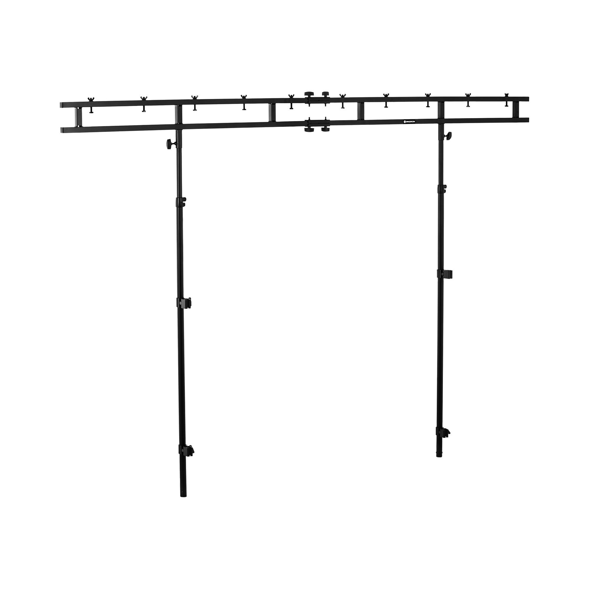 Singercon Pont lumière pour table DJ - 60 kg max. - 1,55 à 2,70 m CON.LS2700E1.04