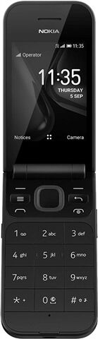 Refurbished: Nokia 2720 Flip (2019) 4GB Black, Vodafone B