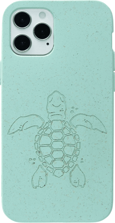 Pela Deksel Iphone 12 Pro Max, Ocean Turquoise (Turtle Edition)