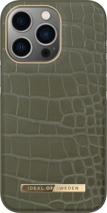 Ideal Atelier Deksel Iphone 13 Pro, Khaki Croco