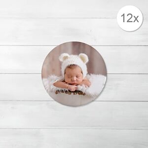 smartphoto Magnet Button klein - 12 Stk. zur Hochzeit