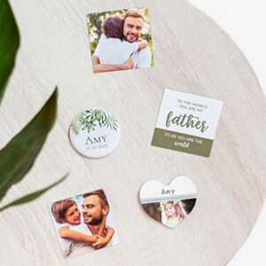 smartphoto Foto-Magnet Herz - 4 Stk. zur Hochzeit