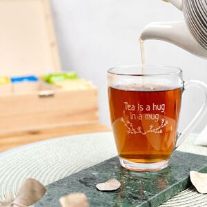 smartphoto Teeset mit Teebox und graviertem Teeglas