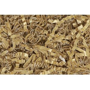 kaiserkraft SizzlePak Papier-Füllmaterial, 1,25 kg, Füllvolumen 40 l, gold