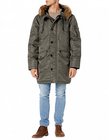 Levis Herren-Parka «Flight», grau