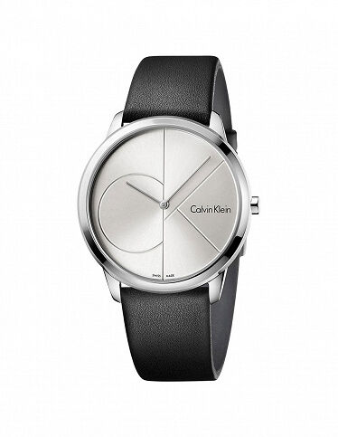 Calvin Klein Herrenuhr, silberfarben/schwarz