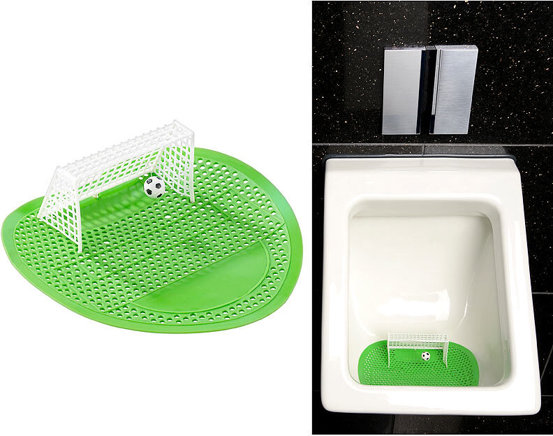 Pearl Lustiges Fußball-Urinal-Sieb, 18,5 x 19,5 cm, universell passend